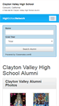 Mobile Screenshot of claytonvalleyhighschool.org